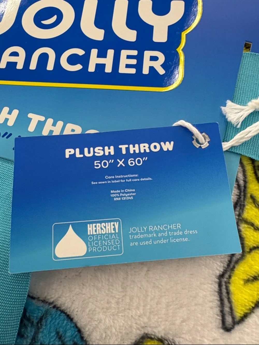 Jolly Rancher Plush Throw - Picture 2 of 2